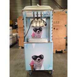 Machine à glaces italiennes Modèle Debout en 2400watts avec pompe de foisonnement